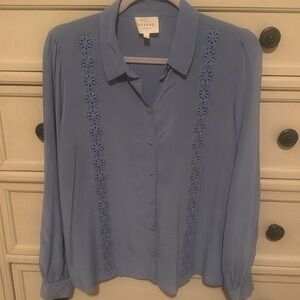 Sezane Cleia Shirt Bleu Vintage. - Size 38